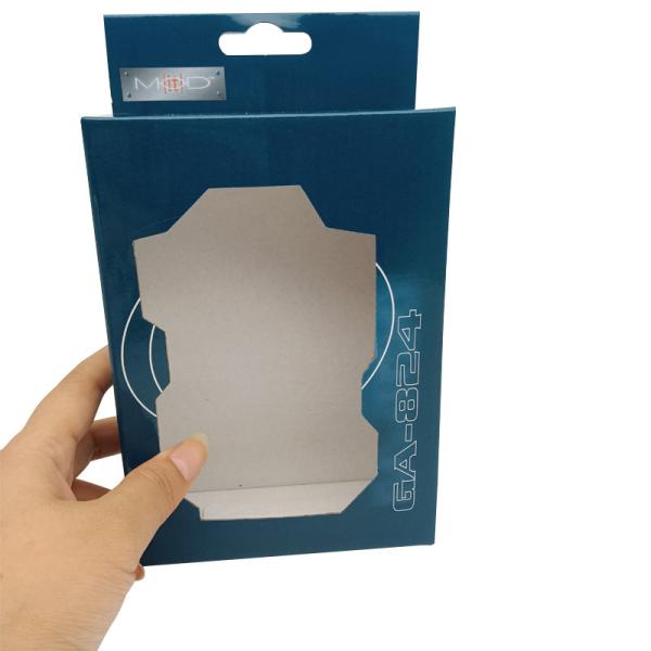 Transparent Window Tiny Girl Doll Toys Packaging Box Custom Size Printing Paper Box With Handle