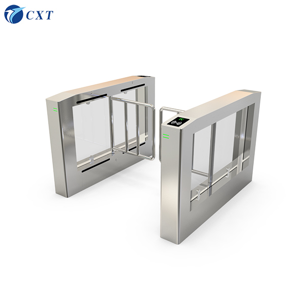 Custom Logo Swing Barrier Gate with Face Recognition Control and 25-30 Persons/Minute Flow Rate for Secure Access
