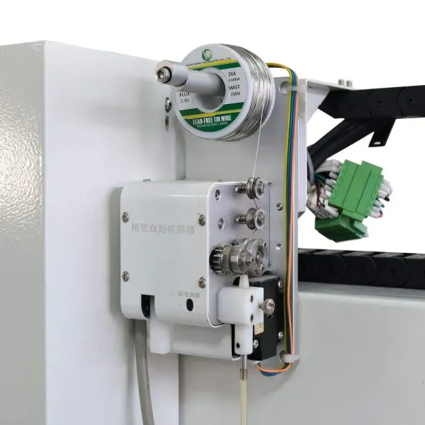 Automatic PCB Soldering Machine 5 Axis Dual Heads Desktop Soldering Robot