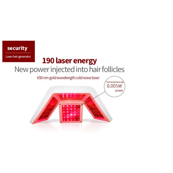 Вертикальный гребень роста волос лазера машины 650nm терапией света СИД PDT