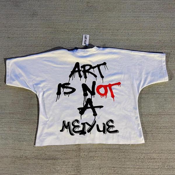 Custom Digital Print Tee Cropped Raw Hem Plus Size Mens Drop Shoulder Thick T Shirts Oversized Tshirt Heavy Cotton T Shirts