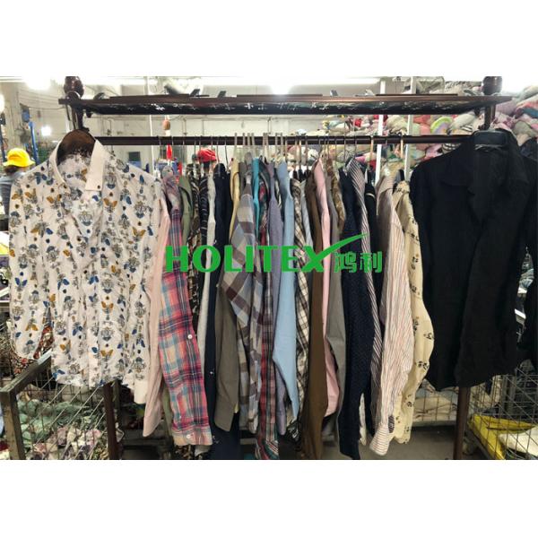 Comfortable Mens Used Clothing Japanese Style Second Hand Mens Long Sleeve Shirts