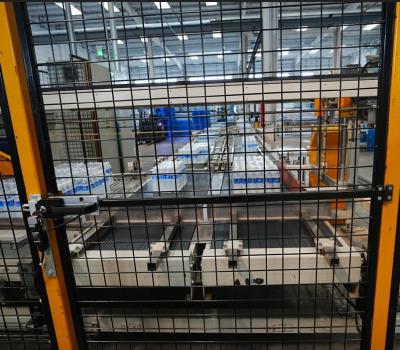 Precision Automatic Palletizing System For 42,000 BPH Bottled Water Production Line