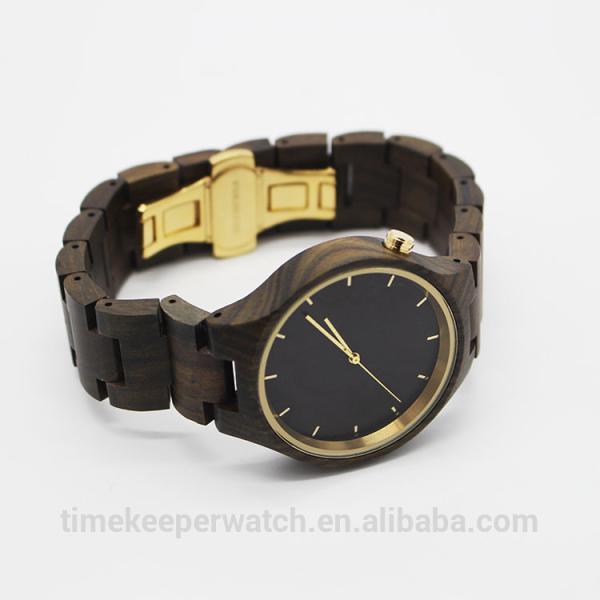 wholesale wood watches ,made in china ,stainless steel case back ,high quality wood watches 2016