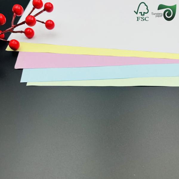 FSC 50GSM 80GSM Carbonless Copy Paper Roll With Black Blue Imaging   44cm   65cm Widths