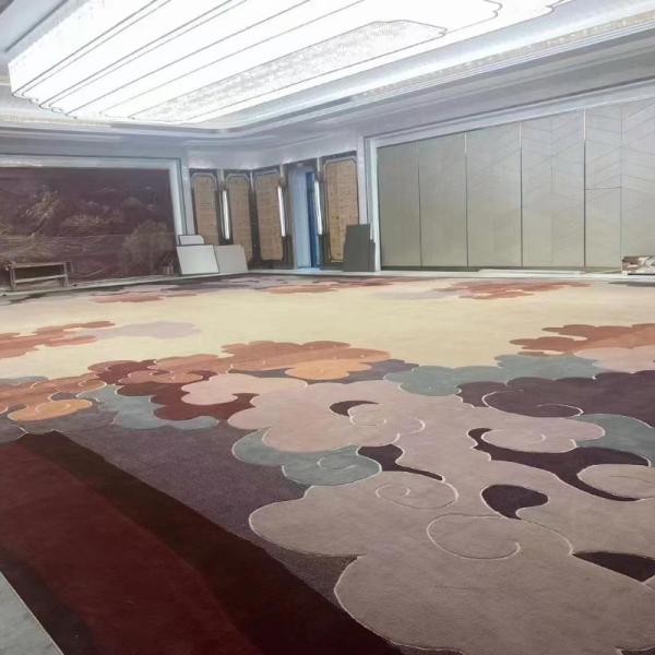 High Quanlity Carpet Handmade Floral Pattern Zealand Wool Carpet Rugs for 5 Star Hotel