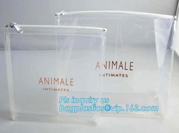 Printed slider k plastic resealable clothes zipper bag, Eva Plastic Slider Zipper Clothes Packing Bag With Custom