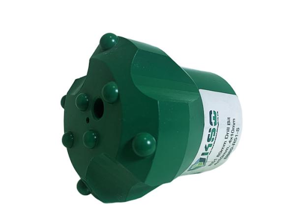 Wear Resistance Top Hammer Drill Bits Semi - Dome Short Skirt R51 89mm Thread Button Bit