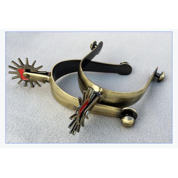 Alloy Horse Spurs Men Rider Horsemanship Western Stainless Steel Equestrian Equipment