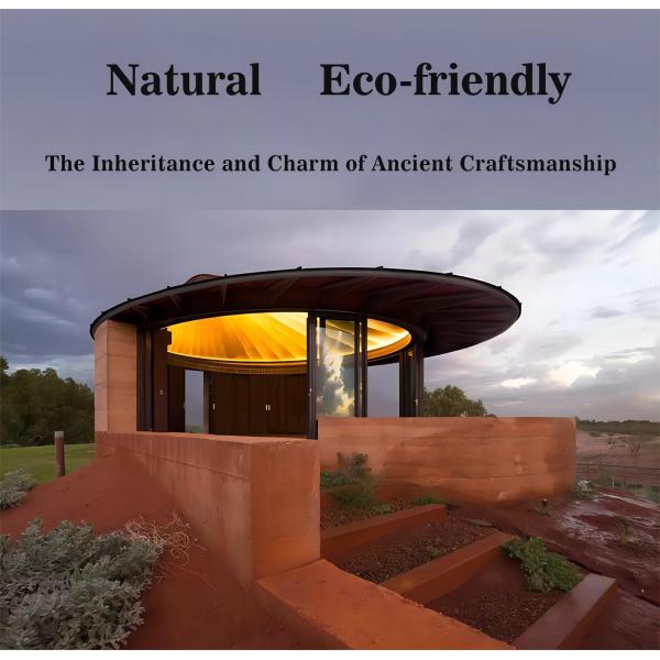 State Powder Coating Custom Natural Pastoral Style Soil Clay Straw Mud Wall Art Paint