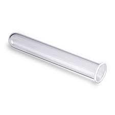 Parede de cristal do uso geral 1mm-5mm do tubo de ensaio de quartzo da selagem do bujão densamente