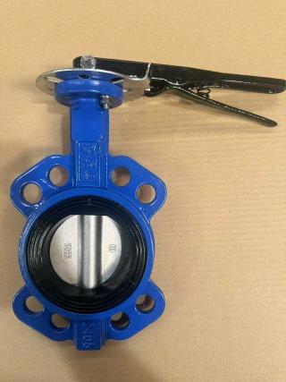Wafer Butterfly Valve With Double-Acting Pneumatic Actuator