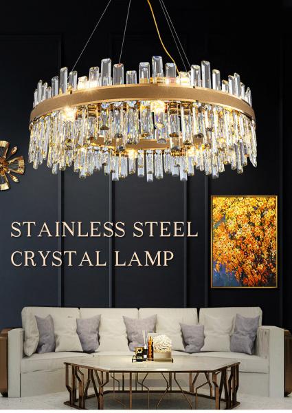 Creative Led Crystal Chandelier For Living Dining Room Luxury Home Decor dinner table chandelier(WH-CY-227)