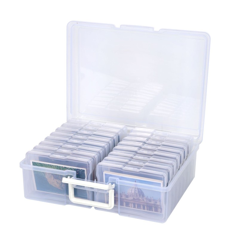 Modern Rectangle Trading Card Storage Box Kids Toys Organizer Injection PP Plastic New for Photo Storage