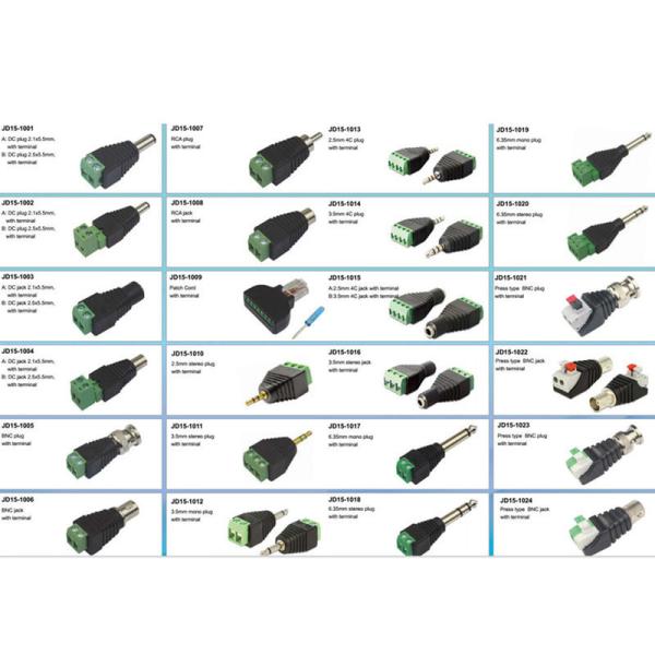 UTP Cat5 Cat6 Cable Audio Video AV Female RCA to Screw Terminal Blocks