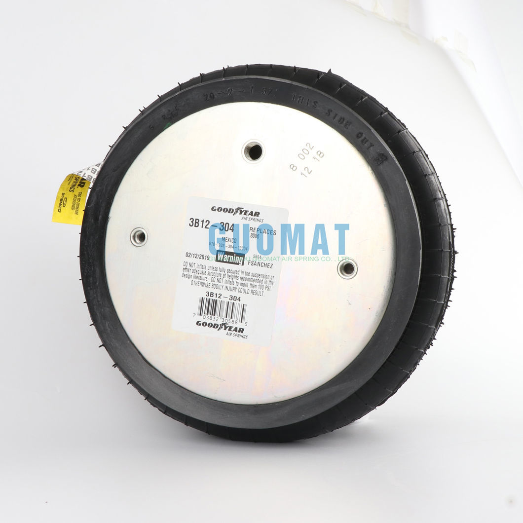 Автозапчасти 3B12-304 Goodyear Air Spring Cross W01-358-8013 Air Spring Трехслойный воздушный мешок FT330-29 Ci 1/4 NPT