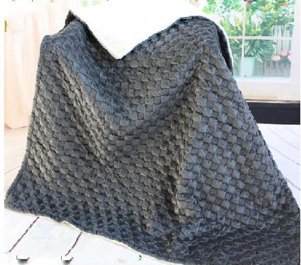 Soft Microfiber Quilt Blanket Double Bed Blankets For Winter Non Irritating