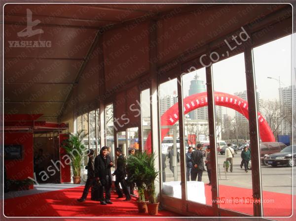 Waterproof Outdoor Event Tent Fittings Glass Wall / ABS Wall / Corrugated Sheet Wall