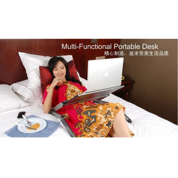 Aluminum Alloy Folding 1.60KG Metal Frame Coffee Table