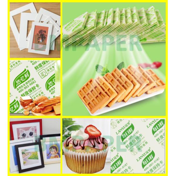 0.7MM 0.9MM отбеленная белая бумага Uncoated на карточка 450 x 630mm еды свежая