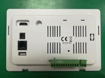 OEM Automation Kiosk 7 Inch Wall Holder Android POE Touch Screen RJ45 Ethernet Port
