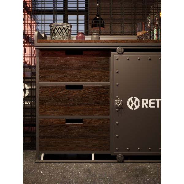 Versatile Oil Drum Table Compact Dining Room Storage Table Durable