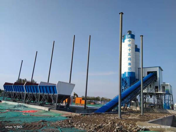 180m3/H Stationary Ready Mixed Concrete Batching Plant
