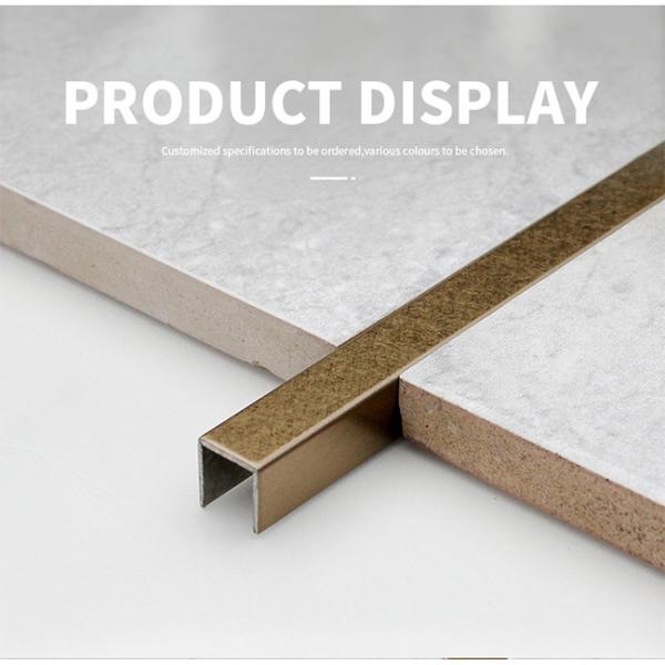 Подгонянная плитка нержавеющей стали вибрации декоративная уравновешивает длину 8mm 2.7m