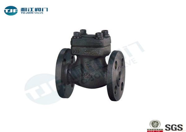 Forged Steel F304 Non Return Stop Valve , ANSI B 16.5 Flanged Lift Check Valve