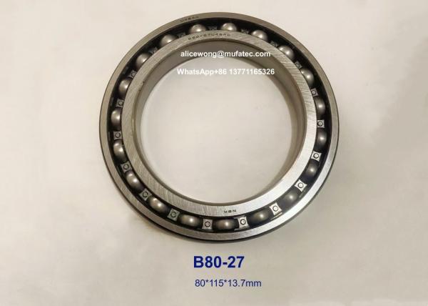 B80-27U454 B80-27 auto bearings non-standard deep groove ball bearings 80*115*13.7mm