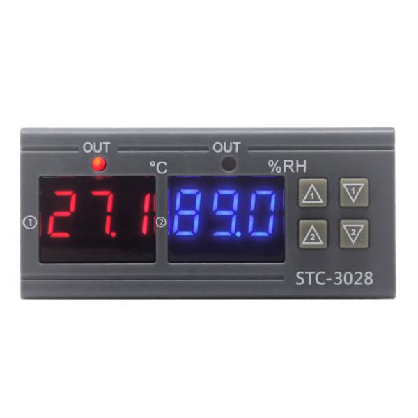 Dual Digital Thermostat Temperature Humidity Control STC-3028 Thermometer Hygrometer Controller AC 110V 220V DC 12V 24V 10A