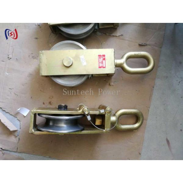 Poleas de tendido de conductor de finalización de 160 mm 30KN-80KN Carga Ratel