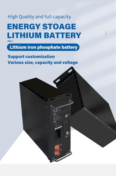 51.2V Long Lasting Black Enook Lithium Iron Phosphate Battery Smart BMS System