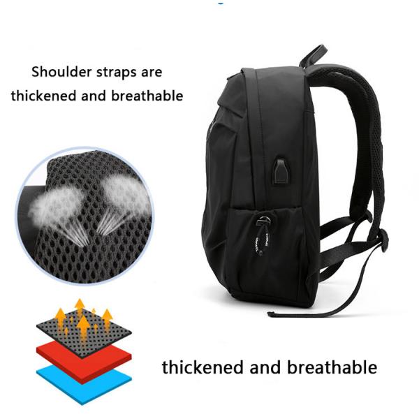 New Design Business Laptop Backpack with usb charging port Waterproof Travel School backpack