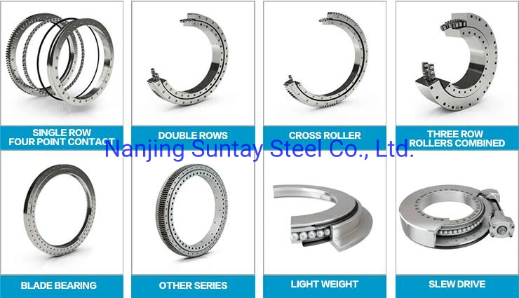 Четырехточечный контактный однорядный мягкий поворотный подшипник для прицепов