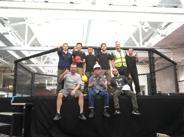 30-100cm Platform MMA Training Cage 22FT Martial Arts Cage