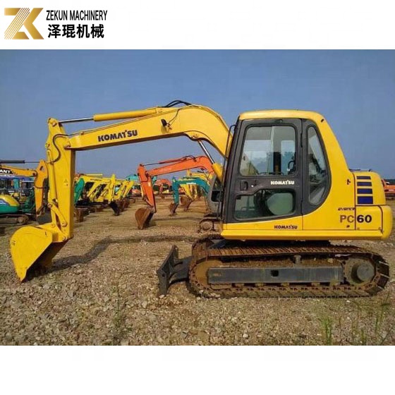6200 KG peso da máquina usada Komatsu PC60-7 Excavator do Japão original bomba hidráulica