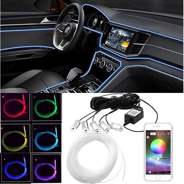 RGB IP67 Interior Ambient Lights , 5050 LED Light Strips For Car Interior