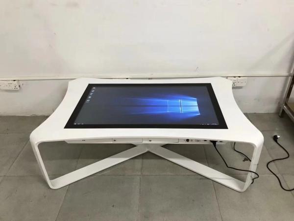 All In One Multimedia Touch Screen Computer Table For Restaurant / Coffee Shop