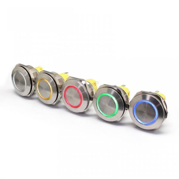 Illuminated Latching Push Button Switch