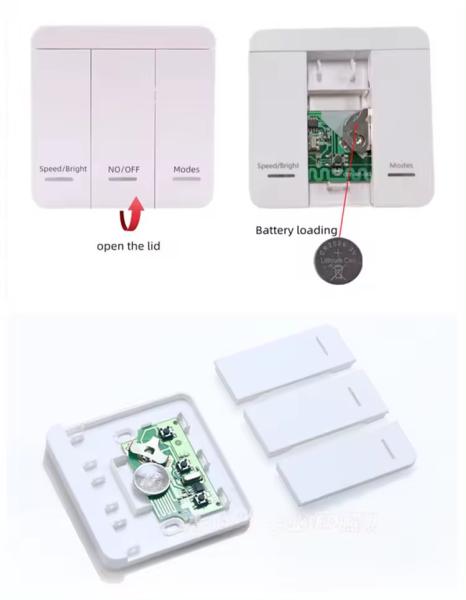 12V Battery Model 27A 12V Water Flowing Running Water LED Controller Control Method Remote Control