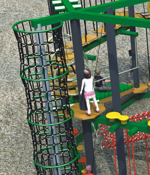 Eupean Standard Children Adventure Playground Equipment For Indoor Or Outdoor