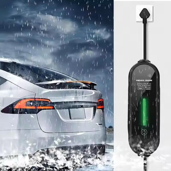 Chargeur de voiture électrique 32A 7Kw avec câble 5m en option