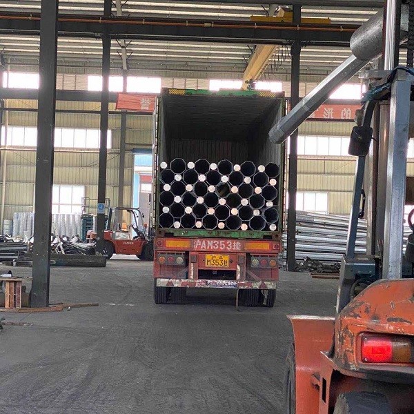 25FT 7.6m Steel Metal Utility Pole Powder Coated16mm Thickness