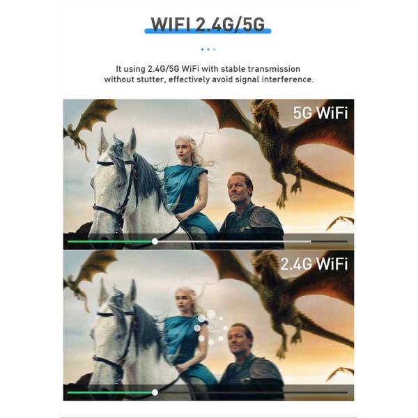 RGB LED OSRAM Q6 Portable DLP Smart 4K 3D Projector ROM 32GB EMMC