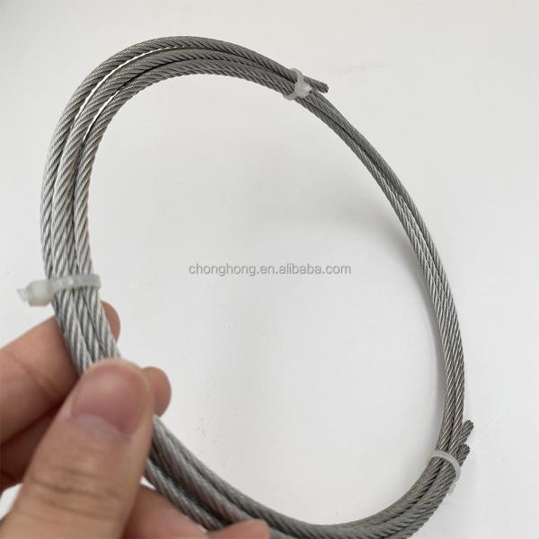 Inox Cable AISI316 AISI304 Stainless Steel Wire Rope with Other Processing Service 7x7 Steel Cable Rope