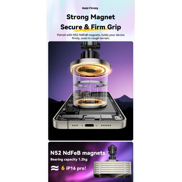 ESSAGER ES-ZJ31 Air Vent Magnetic Cellphone Mobile Phone Holder for Car