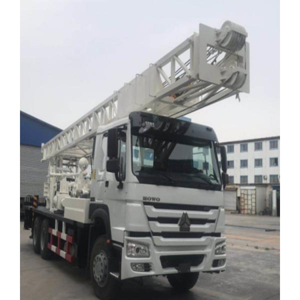 SINOTRUK 400м Глубина 6×4 Грузовик Монтируемая буровая установка Специальные транспортные средства Гидравлическая Пневматическая скальная Водная скважина Буровая установка