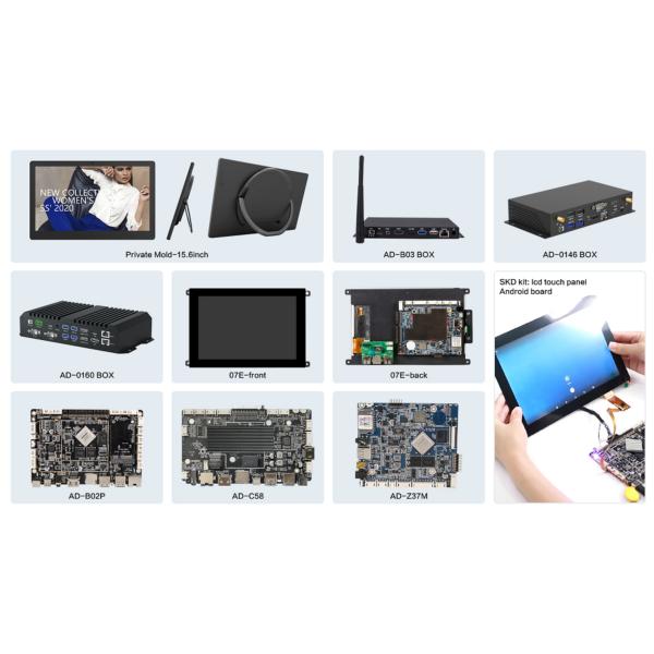 Android 11 Встроенная панель рук RK3568 Рекламные машины Разработка материнская плата LVDS EDP MIPI 4K HD Out