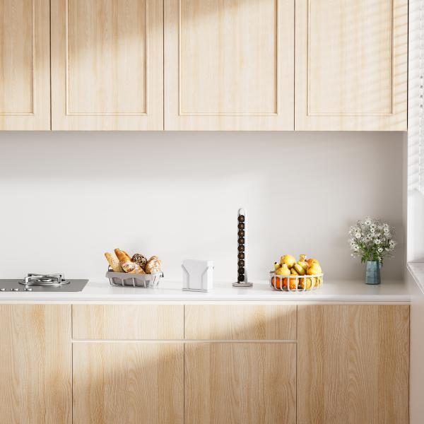 Napkin Holder For Table Bamboo Iron Standing Napkin Dispenser For Kitchen Dining Room Decors Napkin Holder